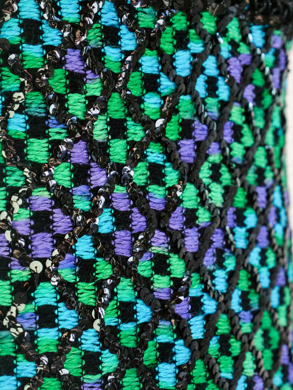 1960's Sequin Knit Sleeveless Dress Dress arcadeshops.com