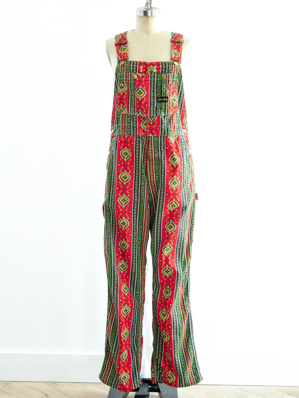 Big Smith Bandana Printed Overalls Suit arcadeshops.com