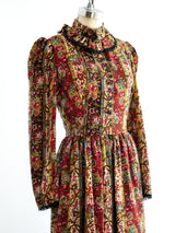 Gina Fratini Paisley Ruffled Dress Dress arcadeshops.com