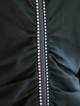 Yves Saint Laurent Rhinestone Trim Mini Dress Dress arcadeshops.com