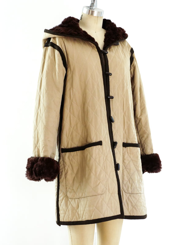 Yves Saint Laurent Russian Collection Fur Lined Quilted Jacket Jacket arcadeshops.com