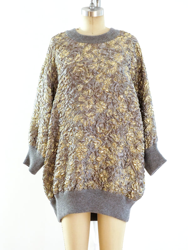 Dolce and Gabbana Textured Sweater Dress Dress arcadeshops.com