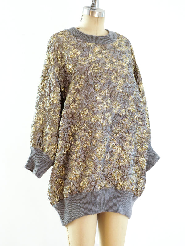 Dolce and Gabbana Textured Sweater Dress Dress arcadeshops.com