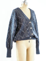 Charles Jourdan Metallic Cardigan Jacket arcadeshops.com