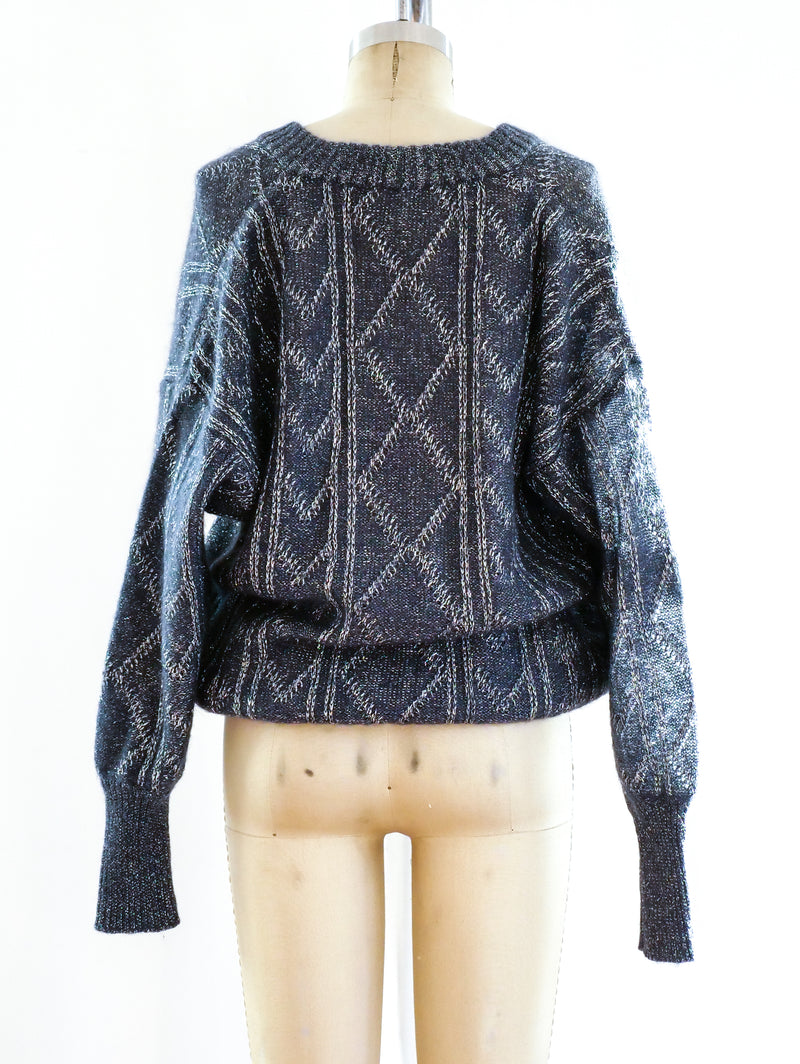 Charles Jourdan Metallic Cardigan Jacket arcadeshops.com