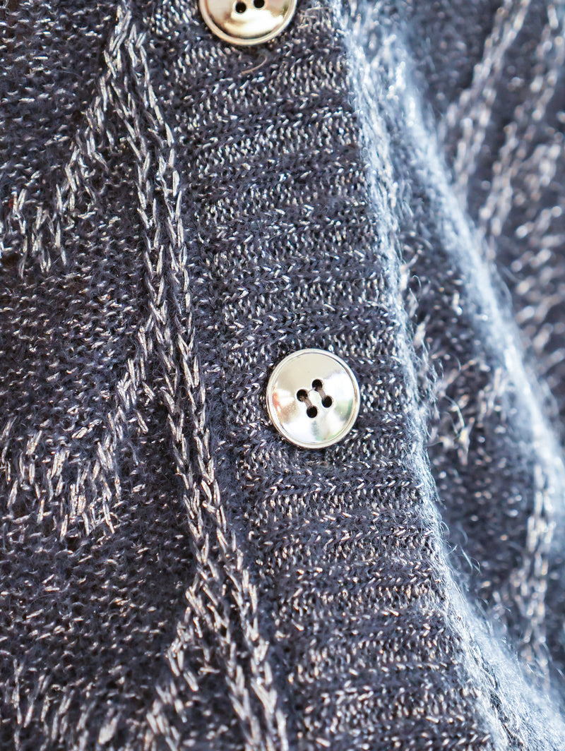 Charles Jourdan Metallic Cardigan Jacket arcadeshops.com