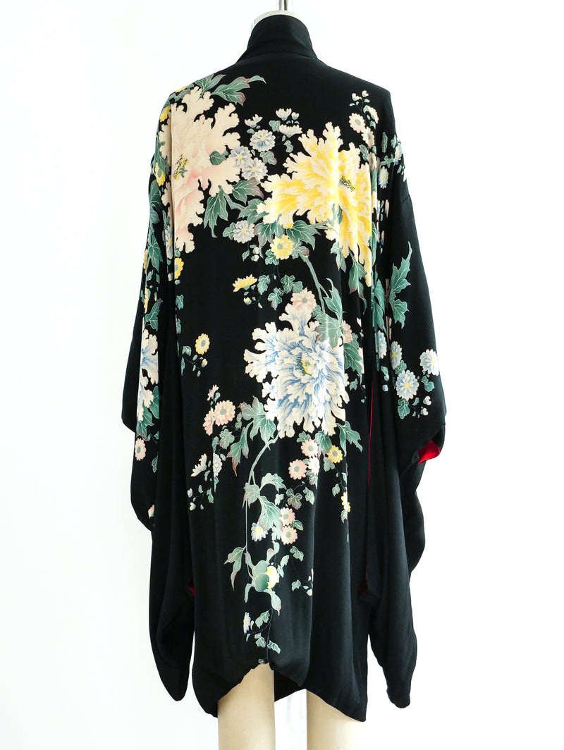 1920's Reversible Floral Kimono Jacket arcadeshops.com