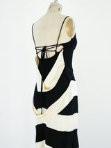 Moschino Graphic Striped Maxi Dress Dress arcadeshops.com