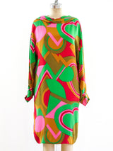 Leo Narducci Hooded Graphic Print Dress Dress arcadeshops.com