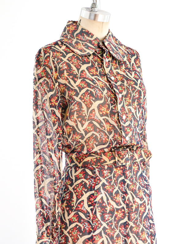 Geoffrey Beene Floral Skirt Ensemble Suit arcadeshops.com