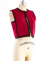 Yves Saint Laurent Felted Wool Vest Jacket arcadeshops.com