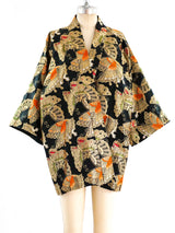 Metallic Butterfly Brocade Kimono Jacket Jacket arcadeshops.com