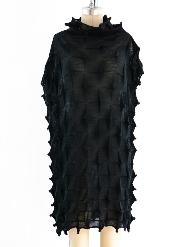Issey Miyake Cauliflower Textured Knit Dress Dress arcadeshops.com