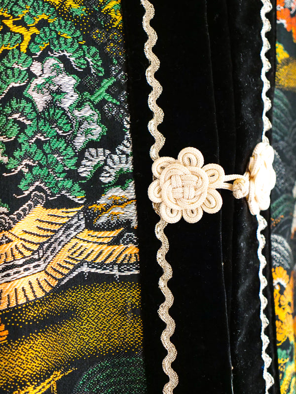 Multicolor Pagoda Brocade Jacket Jacket arcadeshops.com