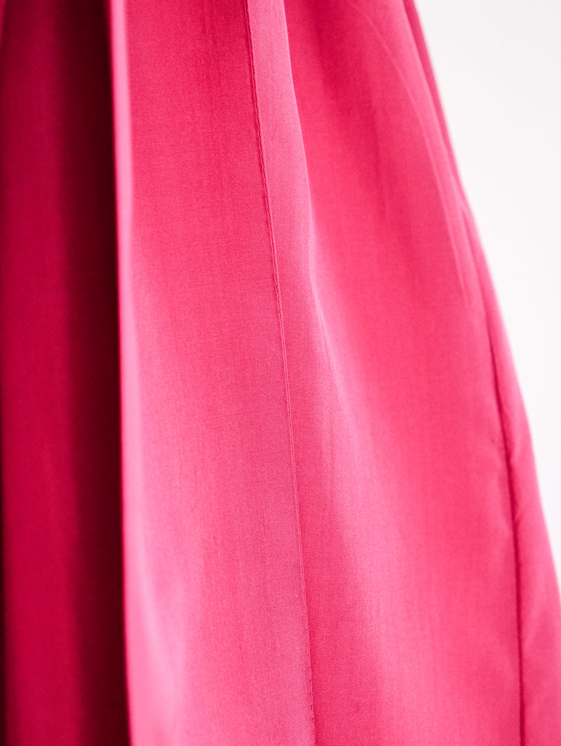 Yves Saint Laurent Taffeta Ruffled Peasant Dress Dress arcadeshops.com