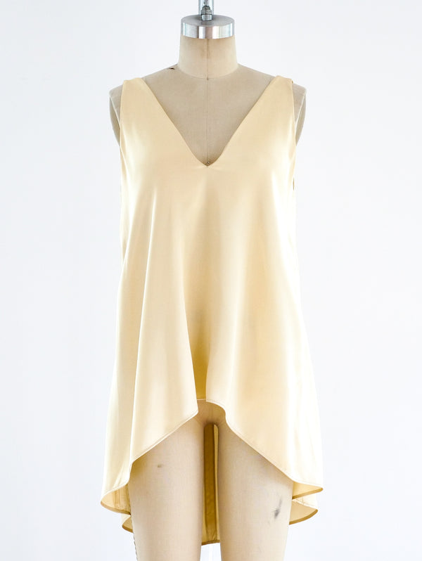 Celine Candlelight Satin Tank Top arcadeshops.com