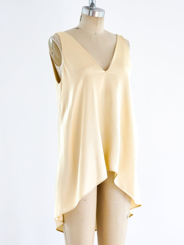 Celine Candlelight Satin Tank Top arcadeshops.com