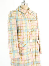 Pastel Tweed Coat Jacket arcadeshops.com