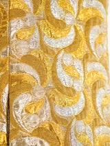 Metallic Gold and Silver Brocade Dress Dress arcadeshops.com