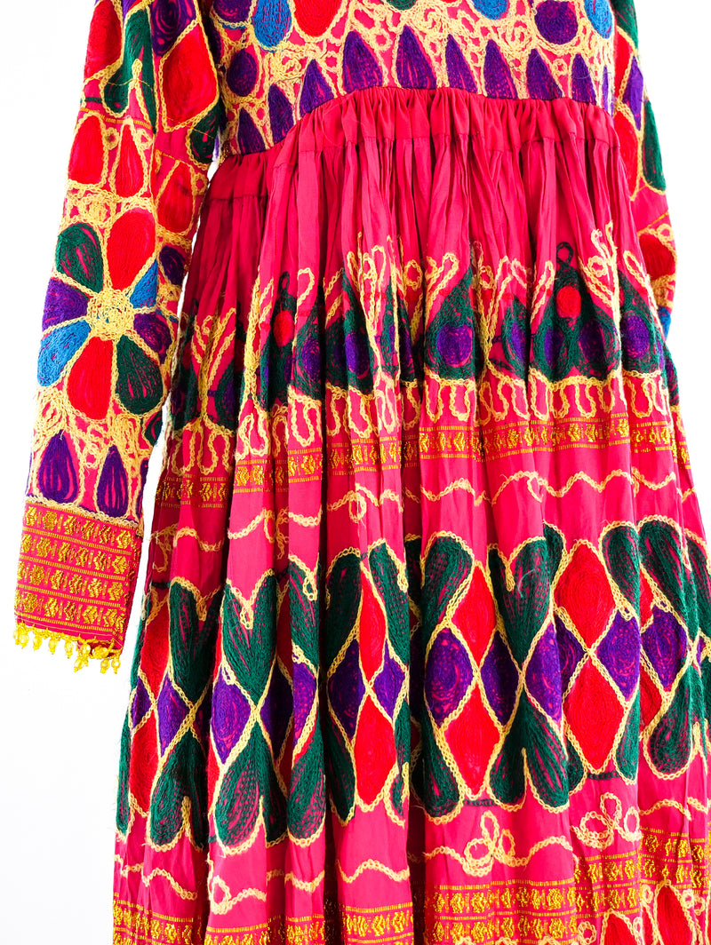 Afghani Chainstitch Dancing Dress Dress arcadeshops.com