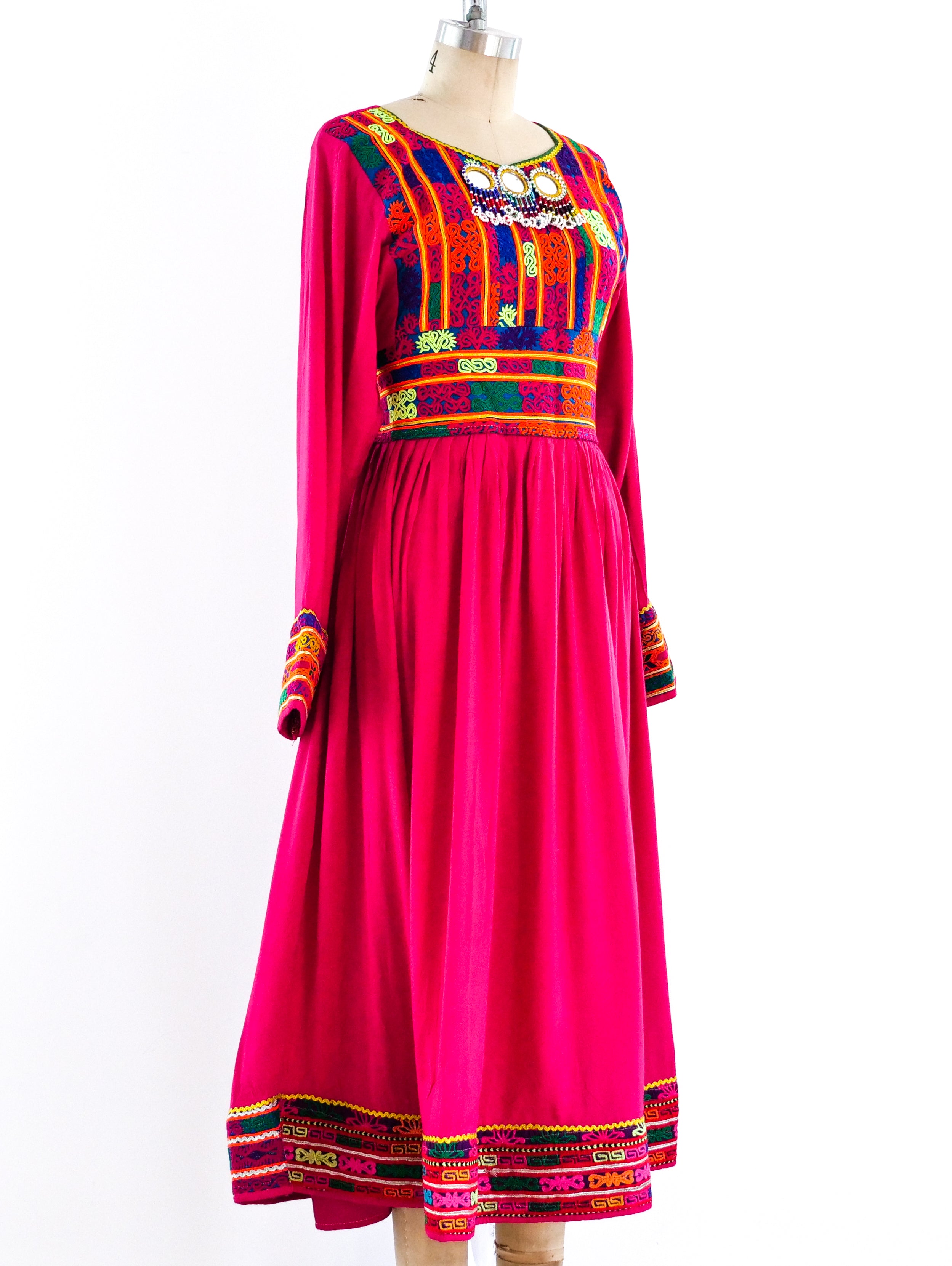 Afghani Embroidered Dress