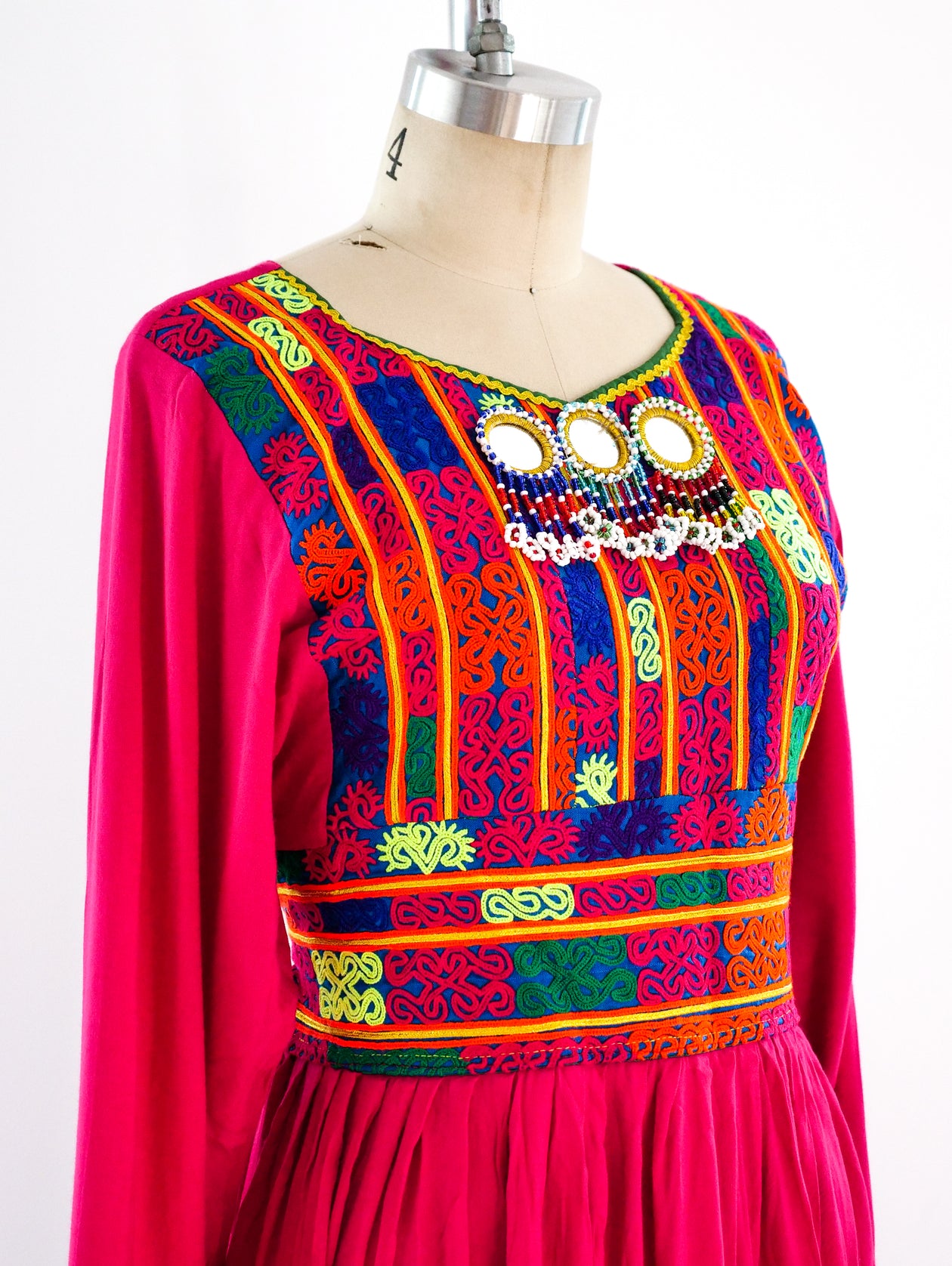 Afghani Embroidered Dress