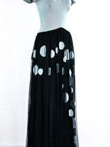 1940's Polka Dot Evening Dress Dress arcadeshops.com