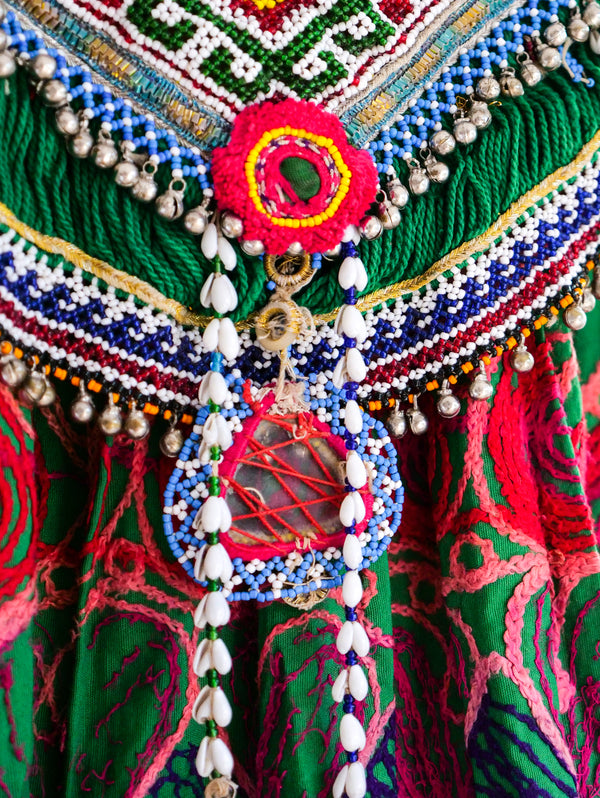 Afghani Embellished Dancing Dress Dress arcadeshops.com