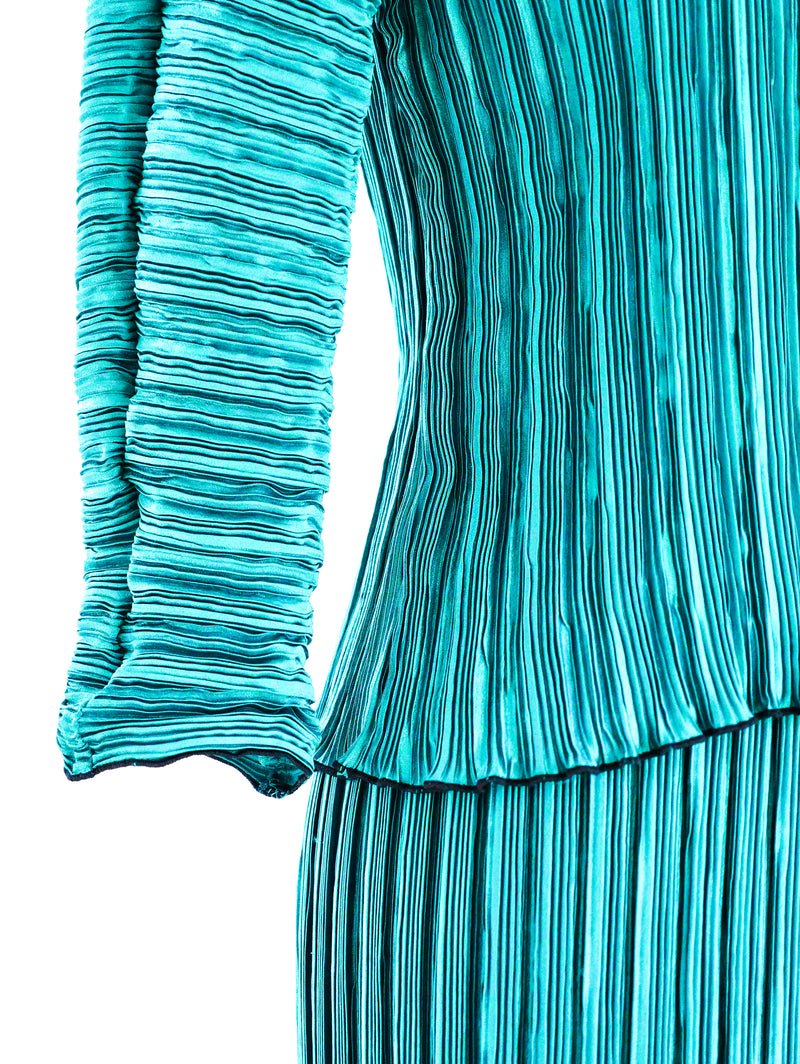 Ellen Hauptli Pleated Skirt Ensemble Suit arcadeshops.com