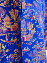 Sapphire Pagoda Brocade Jacket Jacket arcadeshops.com