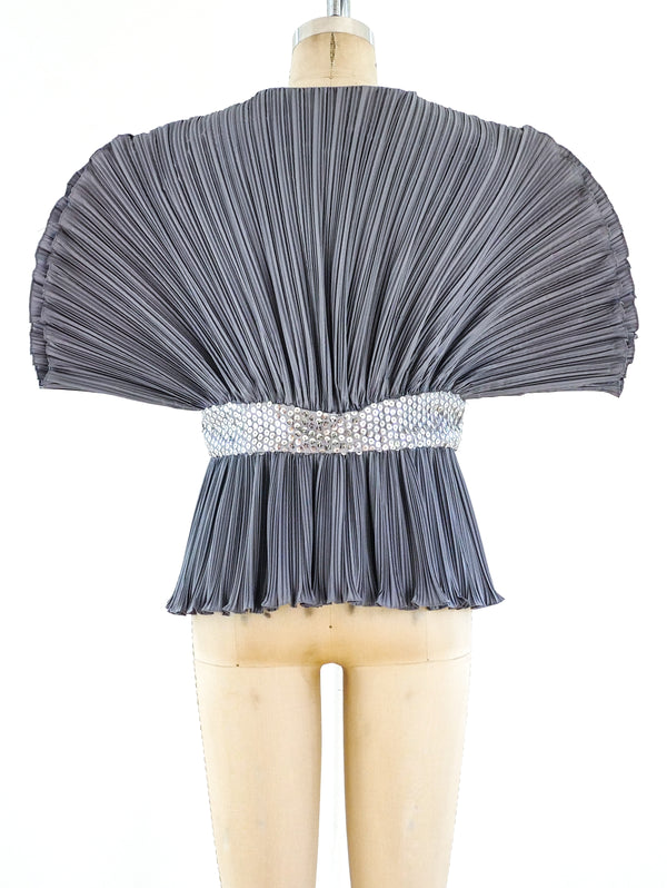 Sculptural Pleated Top Top arcadeshops.com