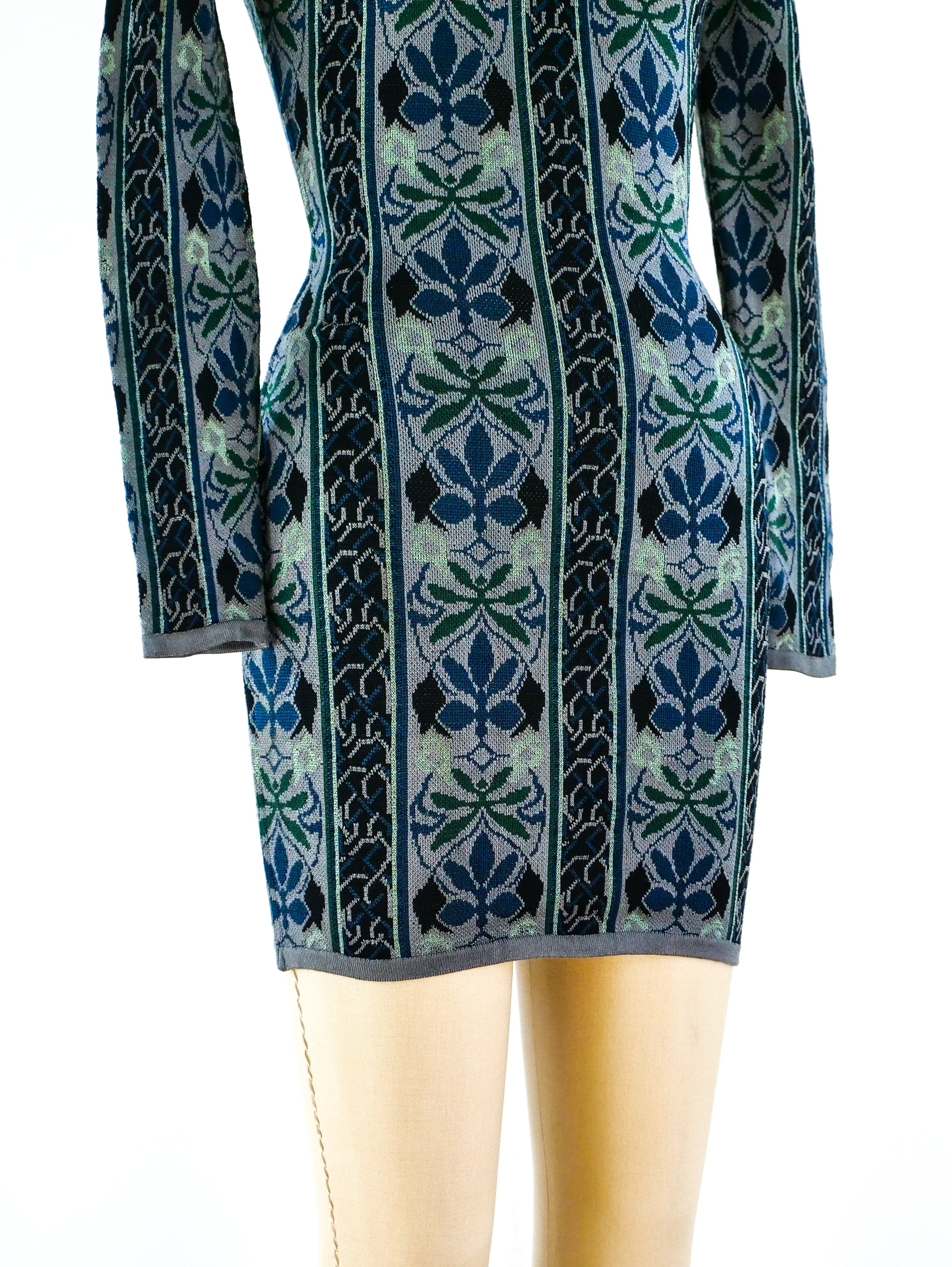 1990 Alaia Knit Mini Dress