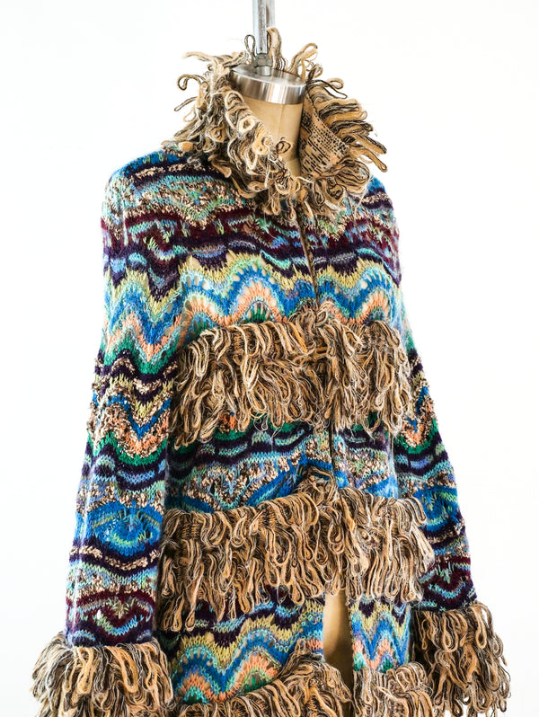 Missoni Fringed Knit Jacket Jacket arcadeshops.com