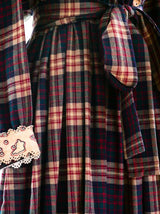 Zandra Rhodes Plaid Ruffle Dress Dress arcadeshops.com