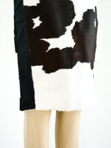 Tom Ford Cow Print Ponyhair Skirt Skirt arcadeshops.com