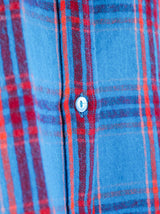 Yves Saint Laurent Plaid Flannel Shirt Top arcadeshops.com