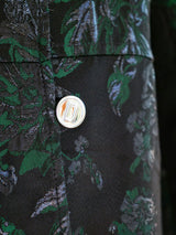 Dolce and Gabbana Emerald Brocade Jacket Jacket arcadeshops.com