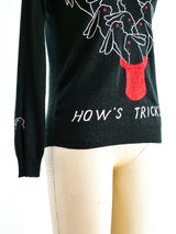 How's Tricks Novelty Sweater Top arcadeshops.com