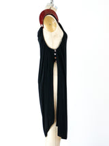 Jean Paul Gaultier Sculptural Shoulder Jersey Tunic Dress arcadeshops.com