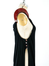 Jean Paul Gaultier Sculptural Shoulder Jersey Tunic Dress arcadeshops.com