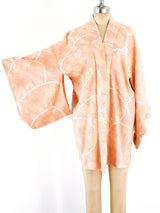 Peach Shibori Haori Kimono Jacket arcadeshops.com