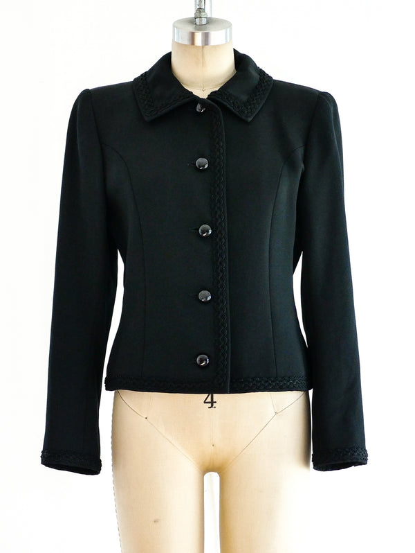 Yves Saint Laurent Soutache Trim Jacket Jacket arcadeshops.com