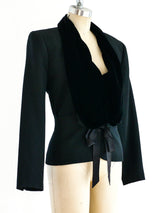 Yves Saint Laurent Shawl Collar Jacket Jacket arcadeshops.com