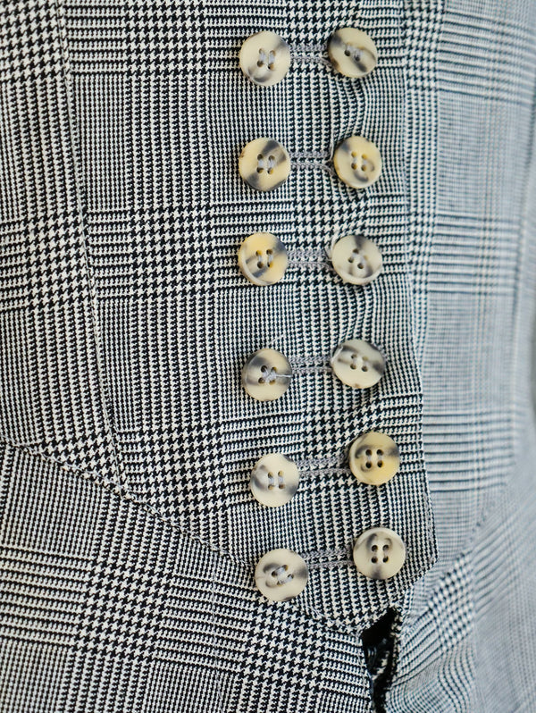 Alaia Glen Plaid Romper Suit arcadeshops.com