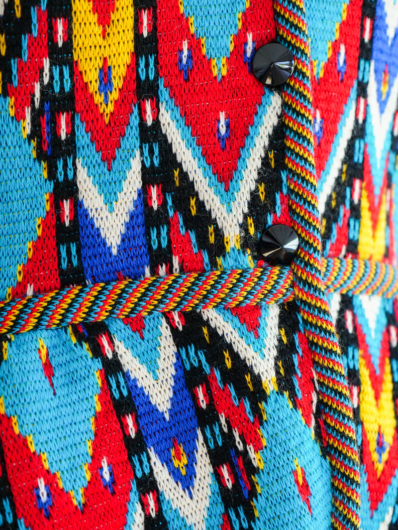 Yves Saint Laurent Ikat Knit Jacket Jacket arcadeshops.com
