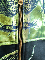 Gucci Dapper Dan Metallic Green Bomber Jacket Jacket arcadeshops.com