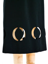 Pierre Cardin Cutout Midi Dress Dress arcadeshops.com