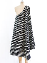 Issey Miyake Printed One Shoulder Dress Dress arcadeshops.com