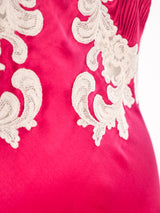 Raspberry Silk Slip Dress arcadeshops.com