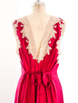 Raspberry Silk Slip Dress arcadeshops.com